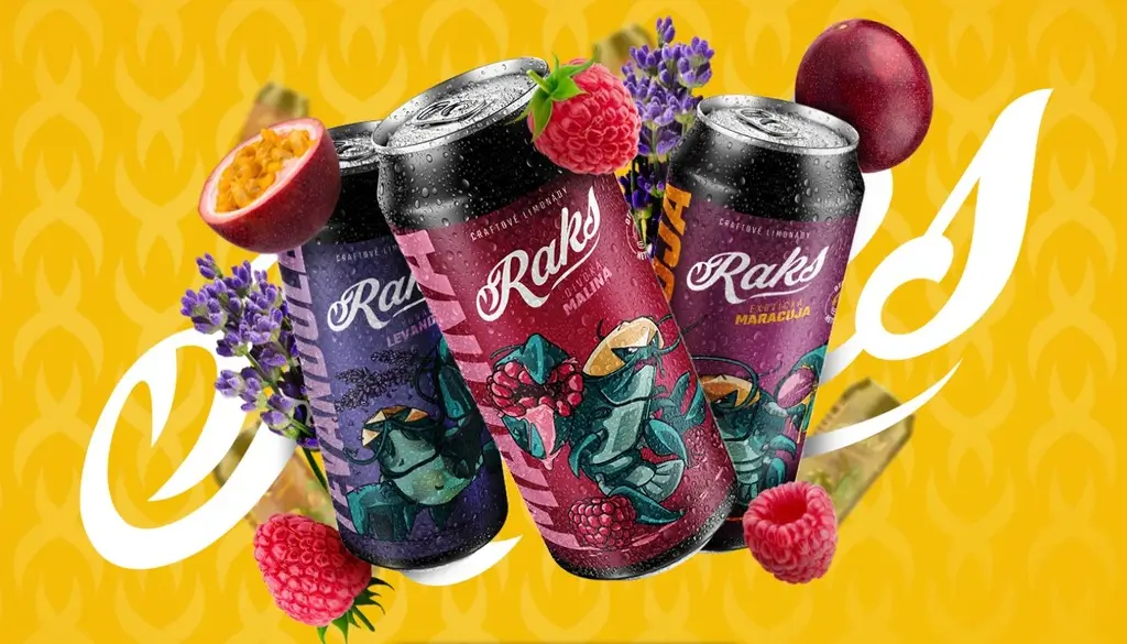 Limonády rodinné značky RAKS
